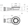 Душевой поддон из искусственного мрамора BELBAGNO TRAY-MR-UNO-AH-170/70-35-W-NO
